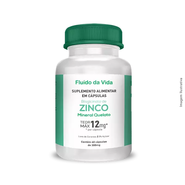 Mostrar detalhes para Zinco 12mg - 30 Cápsulas Imagem de Zinco 12mg - 30 Cápsulas