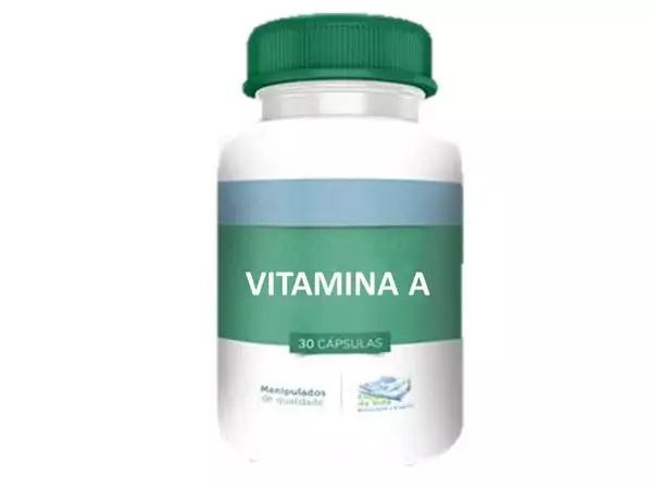 Mostrar detalhes para VITAMINA A 5000UI - 30 caps Imagem de VITAMINA A 5000UI - 30 caps
