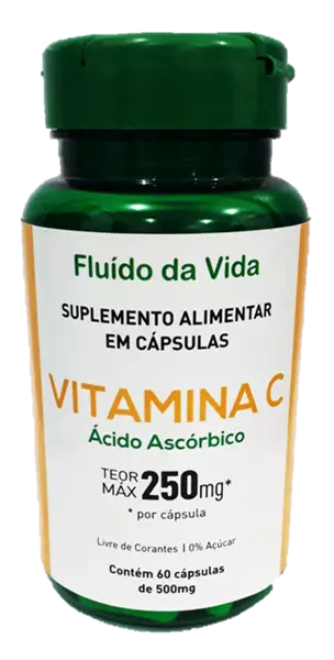 Mostrar detalhes para Vitamina C 250mg – 60 caps (Ácido ascórbico) Imagem de Vitamina C 250mg – 60 caps (Ácido ascórbico)
